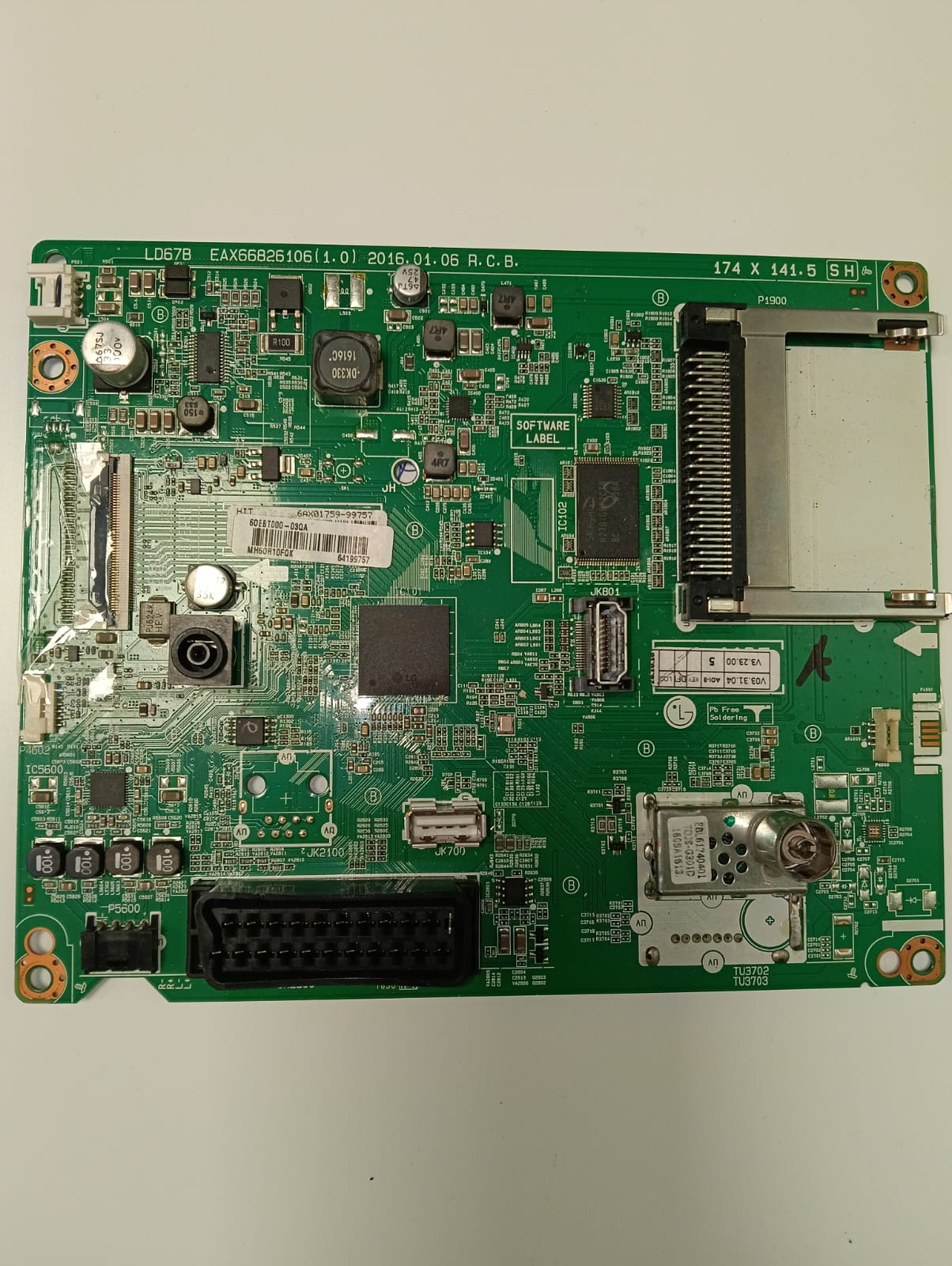 Mainboard de tv lg 